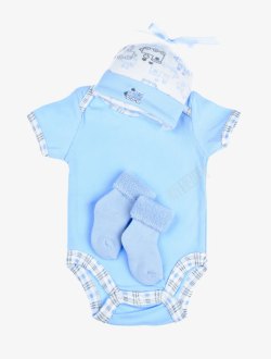 舒适童装婴儿连体衣套装高清图片