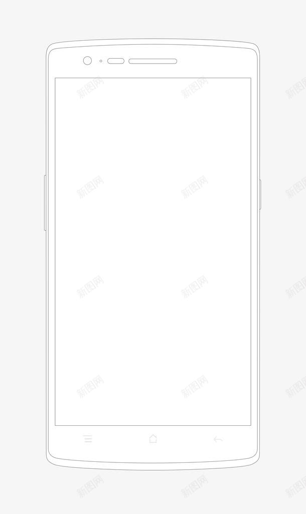 一加手机安卓线稿可编辑png免抠素材_新图网 https://ixintu.com 一加 可编辑 安卓 手机 手机线稿 线稿