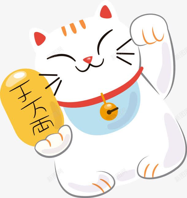日本文化装饰元素png免抠素材_新图网 https://ixintu.com 招财猫 文化素材 日本