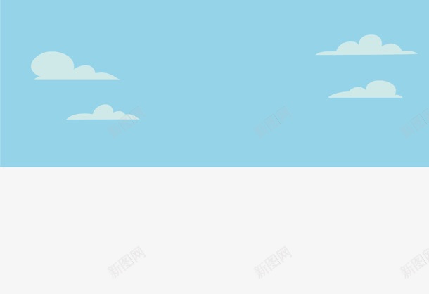 手绘天空白云png免抠素材_新图网 https://ixintu.com ps立面天空 卡通天空白云 天空 天空风景元素 白云 背景装饰 蓝色 风景
