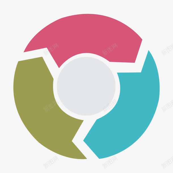 彩色圆形数据标签图标png_新图网 https://ixintu.com 三角 商务 回收 圆形 形状圆图案图标 彩色 循环 数据 标签 环保 箭头