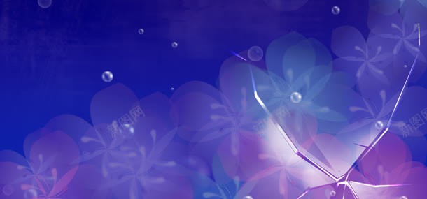 紫色梦幻艺术背景背景