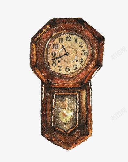 时钟png免抠素材_新图网 https://ixintu.com 复古时钟 手绘时钟 欧式时钟 老式时钟 钟表