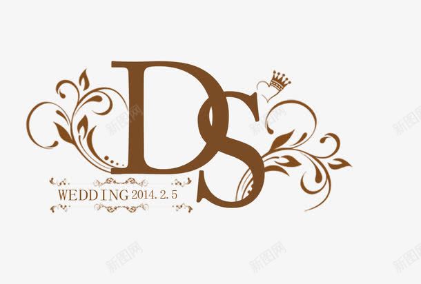 婚礼字母图标png_新图网 https://ixintu.com logo 创意 婚礼 字母 简约