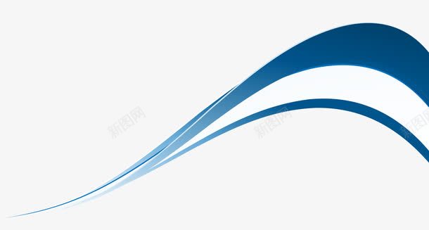 蓝色对勾线条渐变波浪线png免抠素材_新图网 https://ixintu.com 对勾 波浪线 波纹线 渐变 线条 蓝色
