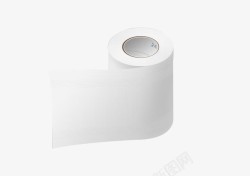 白色卫生纸一卷卫生纸高清图片