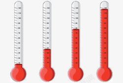 数字温度表手绘温度计高清图片