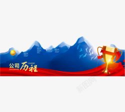 企业发展历程公司历程高清图片