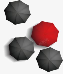黑色的雨伞商务雨伞高清图片