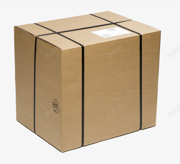 瓦楞纸箱png免抠素材_新图网 https://ixintu.com 外包装 实物 瓦楞纸箱 箱子 纸箱 食品包装箱
