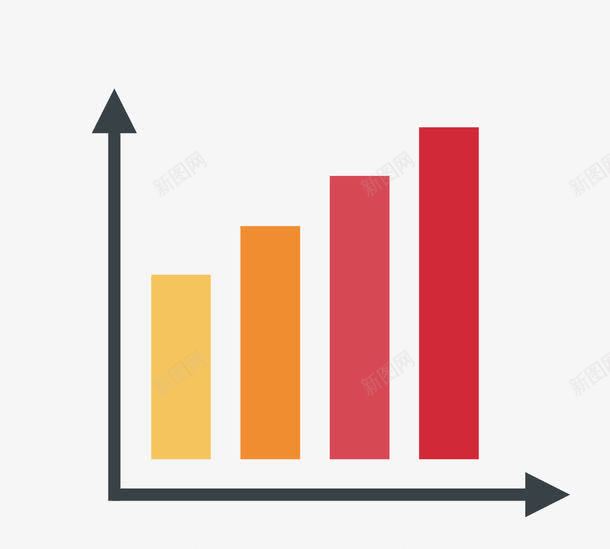 柱状图图表图标png_新图网 https://ixintu.com 图表 图表素材 柱状图图表 比例柱状图 矢量图表 箭头图表素材