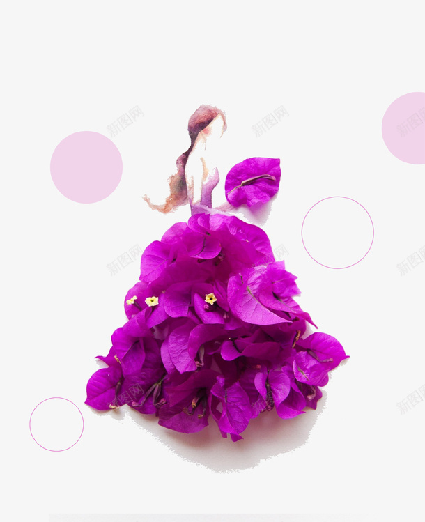 紫色新娘人物插画psd免抠素材_新图网 https://ixintu.com 人物 圆圈 婚礼 婚纱 插画 新娘 漂亮 紫色