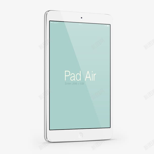 iPadpng免抠素材_新图网 https://ixintu.com iPad iPhone 平板电脑 平板电脑模型机 白色 竖着的平板电脑 苹果平板电脑