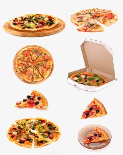 铁盘批萨披萨高清图片