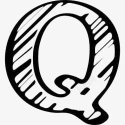 QuoraQuora勾勒字母标志图标高清图片