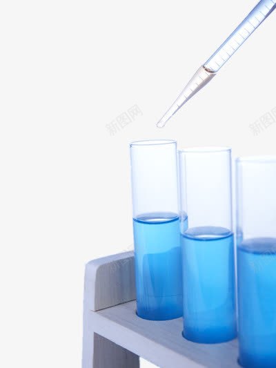 蓝色化学实验滴管png免抠素材_新图网 https://ixintu.com 化学 滴管 蓝色