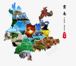 30旅游攻略云南旅游地图高清图片