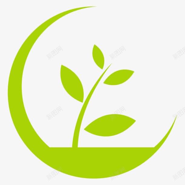 logo小树苗保护环境图标png_新图网 https://ixintu.com logo 环保 绿色