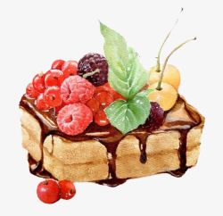 港式甜品大图卡通水果蛋糕高清图片