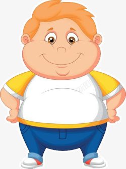 男护士掐腰可爱人物掐腰大肚腩小胖子高清图片