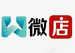 云集微店logo微店红蓝标志图标高清图片