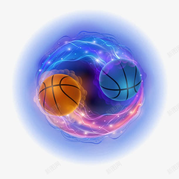 NBA篮球光效png免抠素材_新图网 https://ixintu.com NBA篮球光效 nba装饰 篮球光效