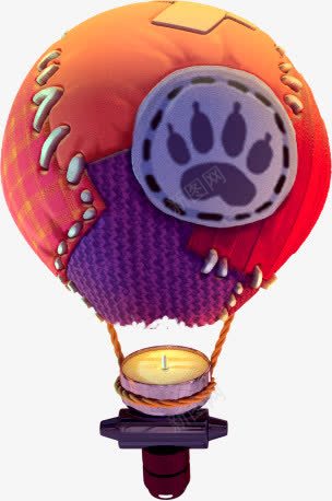 创意摄影手工缝制热气球png免抠素材_新图网 https://ixintu.com 创意 手工 摄影 热气球 缝制
