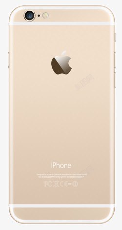 ip6背面苹果6背面土豪金精修高清图片