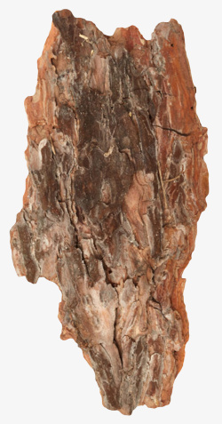 红色裂纹红色带裂纹树皮的旧木块实物高清图片