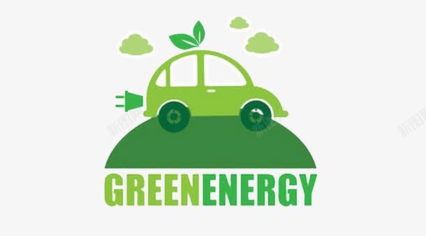 卡通绿色汽车充电站环保标识图标png_新图网 https://ixintu.com 充电站 公益宣传 新能源 汽车充电站 海报标识 环保低碳 绿色 绿色节能
