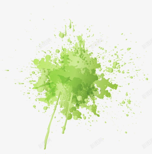 绿色颜料墨迹png免抠素材_新图网 https://ixintu.com 免抠PNG 创意 墨迹 水彩 污渍 绿色 颜料 颜料水滴 飞机