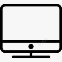 电视机屏幕电脑屏幕图标高清图片