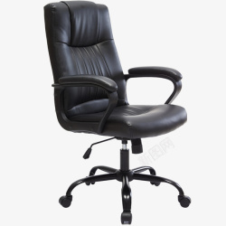 弓形可旋转电脑椅家用升降黑色电脑椅高清图片
