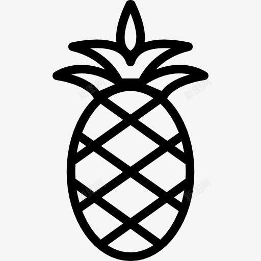 大菠萝图标png_新图网 https://ixintu.com 健康食品 有机 果 水果 热带 食品 饮食