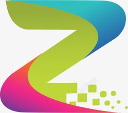 z型Z型彩色logo商标图标高清图片