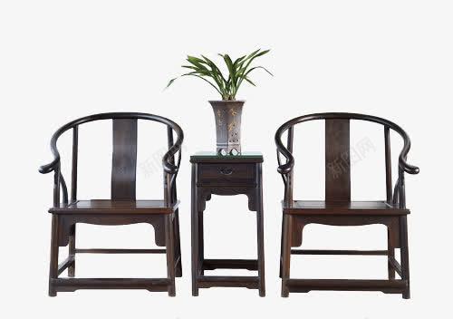 桌椅植物png免抠素材_新图网 https://ixintu.com 古旧的 家具家居 桌椅 植物