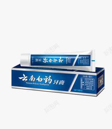 云南白药留兰香型牙膏png免抠素材_新图网 https://ixintu.com 云南白药 产品实物 牙膏 牙膏盒 留兰香型