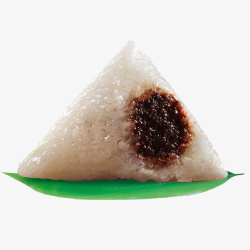 速食包装润香豆沙粽微距摄影高清图片