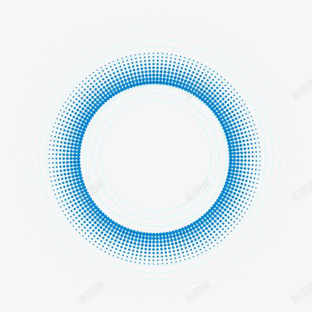 圆圈边框png免抠素材_新图网 https://ixintu.com 大小不一的圆圈 密集的圆圈 渐变圆圈 蓝色圆圈
