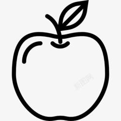 健康的苹果苹果图标高清图片