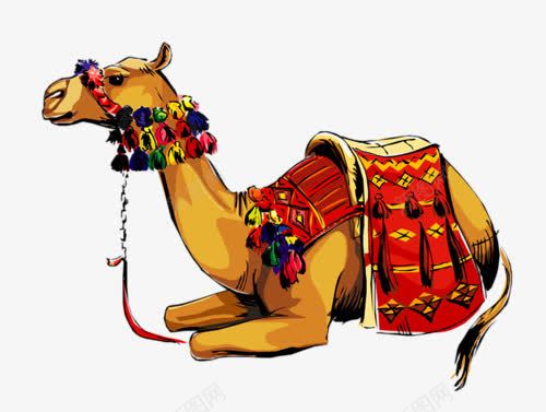 手绘骆驼坐骑png免抠素材_新图网 https://ixintu.com 坐骑 埃及文化 手绘 沙漠 骆驼 骆驼科生物