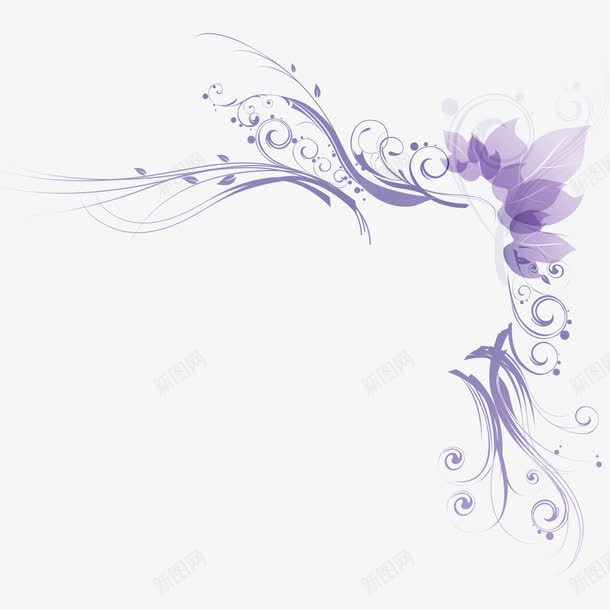 花框的边纹搭配png免抠素材_新图网 https://ixintu.com 搭配 紫色 花框的边纹搭配 花纹