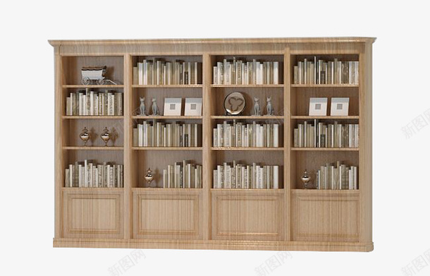办公室欧式木质书架png免抠素材_新图网 https://ixintu.com 书架 创意 木质书架 欧式 素材 设计