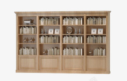 办公室欧式木质书架素材