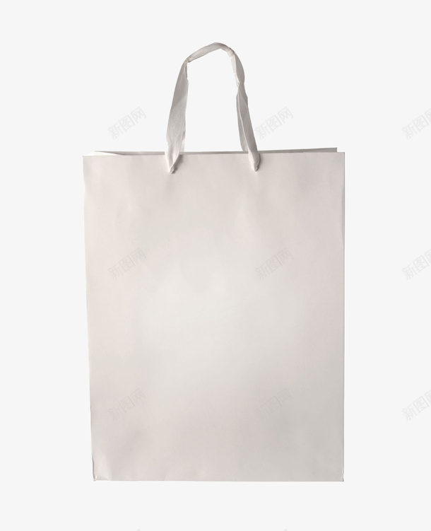 白色正方形空白纸袋png免抠素材_新图网 https://ixintu.com 包装袋 手提袋 白色 矢量手绘 空白包装袋 纸袋 绳子 袋子