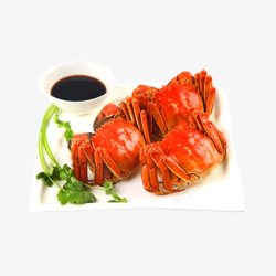 海鲜菜品大闸蟹高清图片