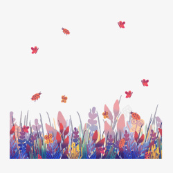 花园蝴蝶浪漫花园花朵图案高清图片