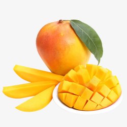 热带水果季新鲜芒果高清图片