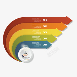 表格ppt彩色的ppt表格矢量图高清图片