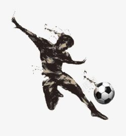 踢球运动海报招贴全民运动招贴高清图片